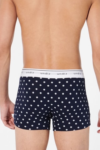Boxer Repeatiz - Bleu marine et blanc
