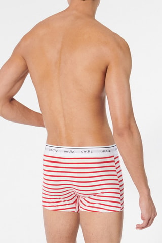HOMME LINGERIE BOXER BOXERUNIZ ROUGE