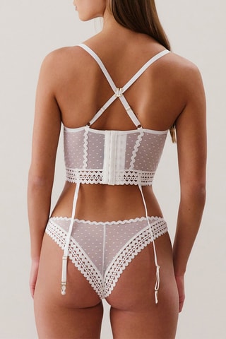 Corset Plumetigraphiz - Blanc