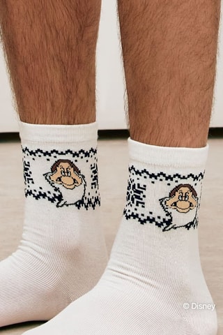 Calze Brontolo Biancaneve Disney Grumpysockiz - Bianco
