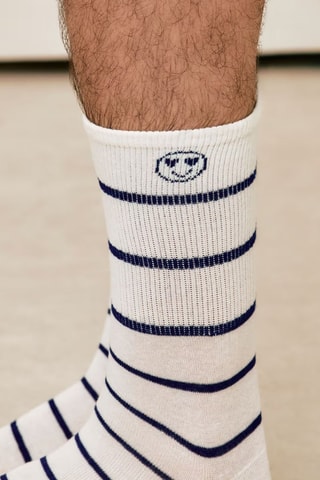 Calze Miosockiz - Bianco e navy
