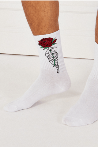Calze Skullrosiz - Bianco