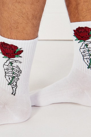 Calze Skullrosiz - Bianco