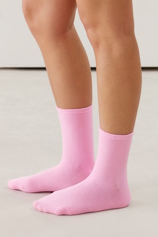 3 paia di calze Wordsockiz - Bianco e rosa