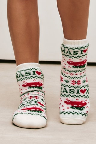 Calze Xmasjacquiz - Ecrù