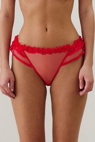 Slip Rufflelaciz - Rosso