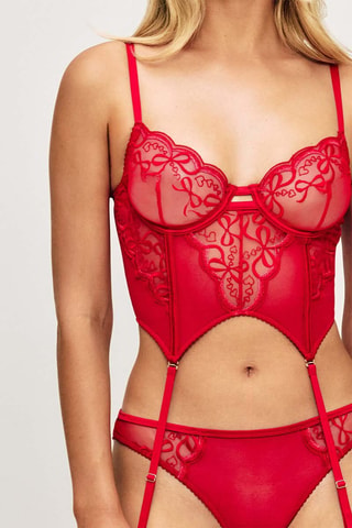 Guêpière Glambowiz - Rosso