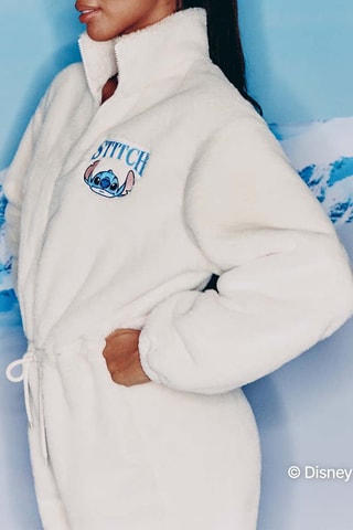 Combinaison de pyjama Stitch Lilo et Stitch Disney Coldstitchiz - Ecru