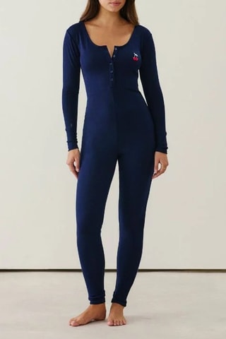 Tuta pigiama Cozycherriz - Navy