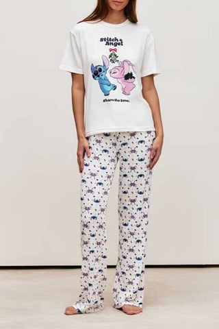 Pyjama Stitch et Angel Lilo et Stitch Disney Famstitchiz - Blanc