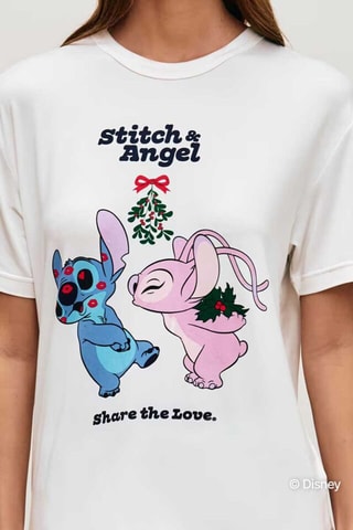 Pyjama Stitch et Angel Lilo et Stitch Disney Famstitchiz - Blanc