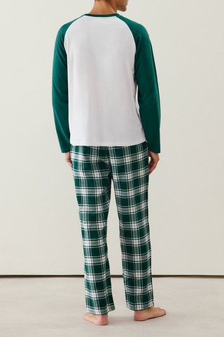 Pigiama Americanaiz - Verde scuro e bianco