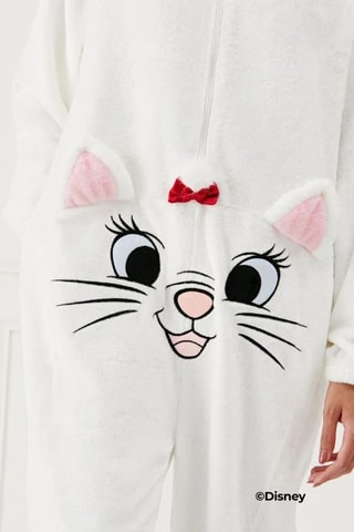 Combinaison de pyjama à capuche Les Aristochats Disney Marieliz - Blanc