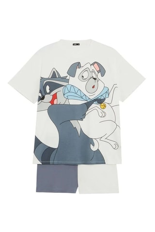 Pyjama Meek et Percy Pocahontas Disney Duomeekoiz - Blanc