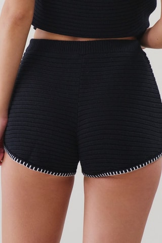 Shorts a vita alta Patchouliz - Nero