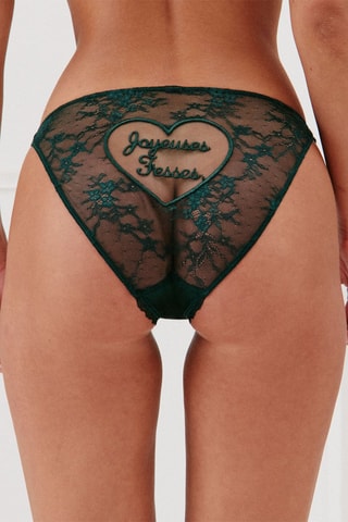 Masque de nuit et culotte Unwrapmiz - Vert foncé