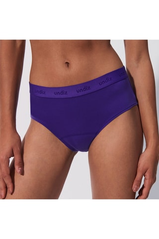 Culotte mestruale Uniloniz - Flusso abbondante - Viola