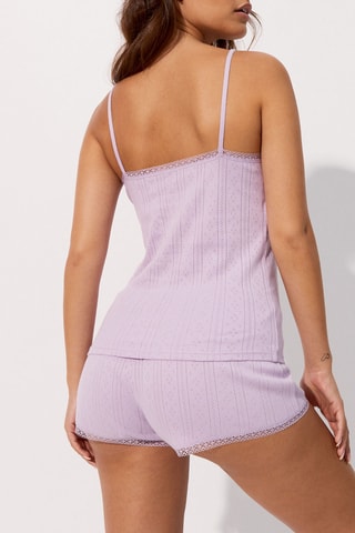 Short Vitamipriz en coton biologique - Mauve - Etam