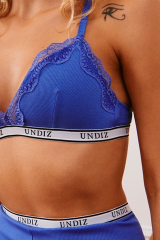 Soutien-gorge Lovespelliz Ribiz - Bleu cobalt
