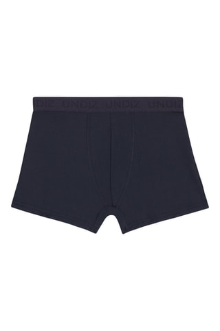 3 boxers Teentigriz - Bleu marine et blanc