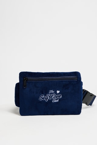Marsupio in velluto  Peribeltiz - Navy