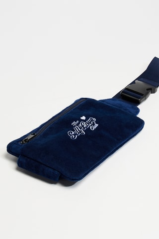 Marsupio in velluto  Peribeltiz - Navy
