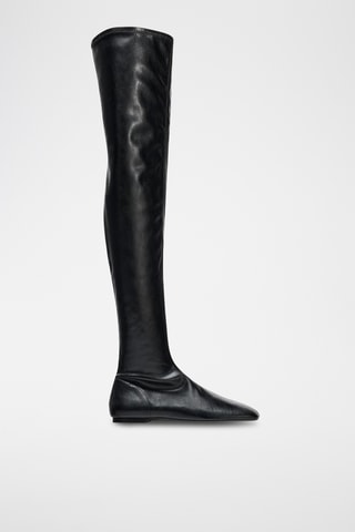 Botas acima do joelho - Preto