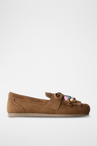 Sapatos de vela - Castanho-claro