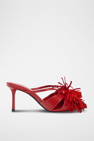 Muiltjes met Hak - Rood