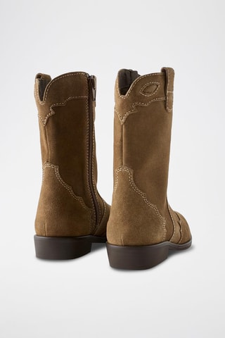Botins em nobuck - Castanho