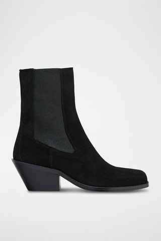 Botins em nobuck - Preto