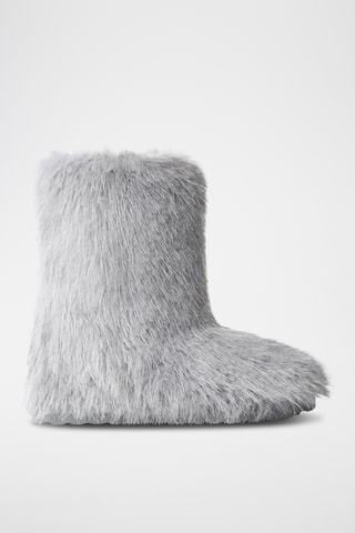 Botins forrados - Cinzento