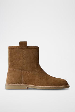 Botins em nobuck - Camel