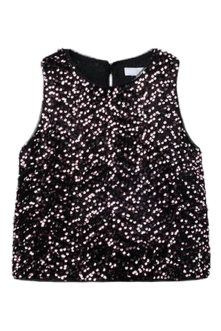 Camisola de alças - Preto
