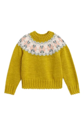 Camisola de lã - Amarelo