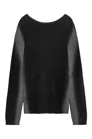 Camisola dip and dye - Preto
