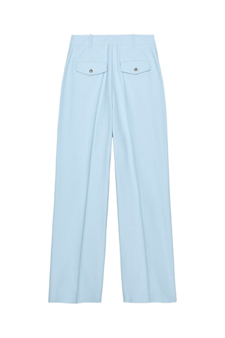Jeans direitas - Azul-celeste