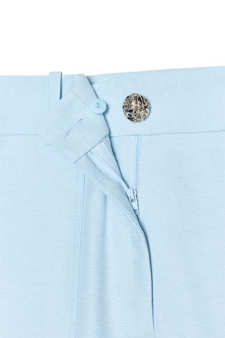 Jeans direitas - Azul-celeste