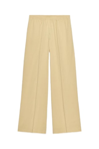 Calças wide legs - Amarelo