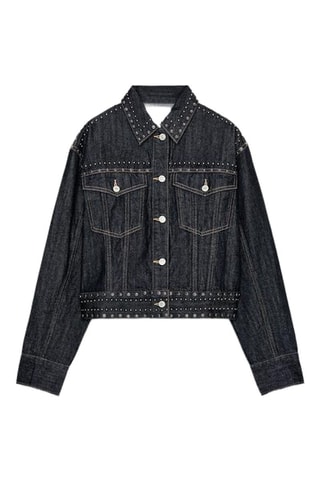 Casaco de ganga - Preto