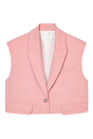 Colete sem mangas - Rosa
