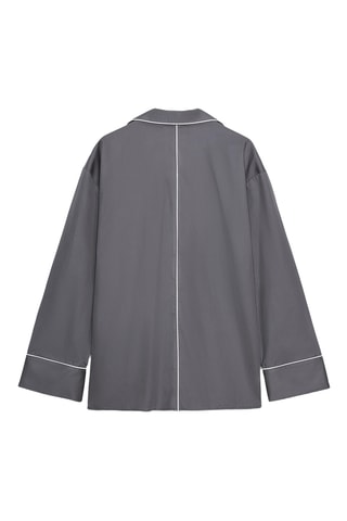 Camisa de pijama - Cinzento-escuro
