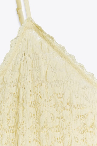 Top em renda - Amarelo