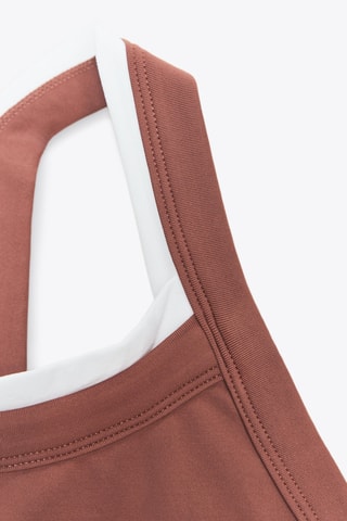 Crop top - Castanho