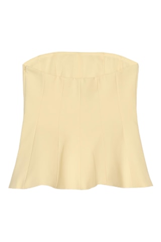 Top corpete - Amarelo-claro