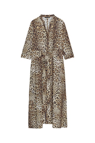 Vestido direito - Castanho