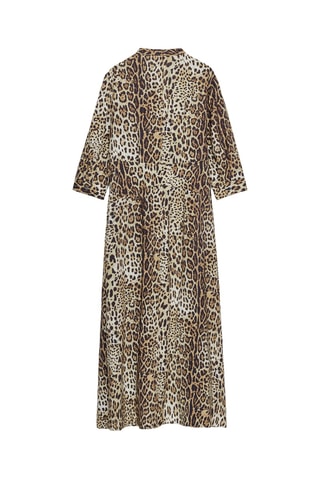 Vestido direito - Castanho