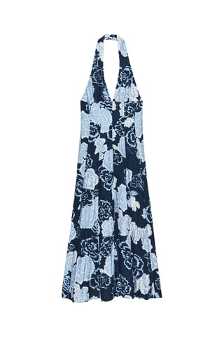 Vestido médio - Azul
