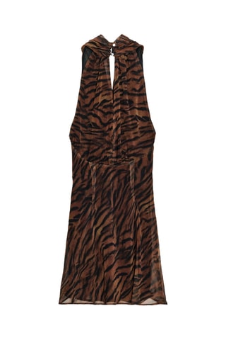 Vestido direito - Castanho