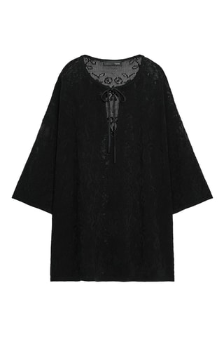 Vestido direito - Preto